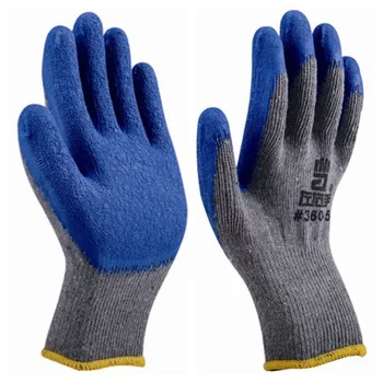 1 пара рабочих перчаток с утолщенным нитриловым защитным покрытием, перчатки с покрытием ладоней, рабочие перчатки механика