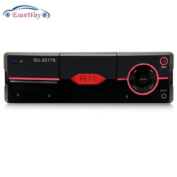 12 В 1din Автомобильный радиоприемник Bluetooth hands-free FM стерео Поддерживает автомобильный держатель USB MP3 WMA SD AUX зарядное устройство пульт дистанционного управления автоаудио плеер