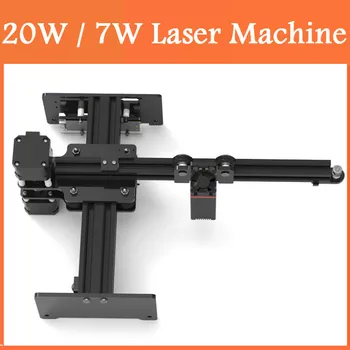 20 Вт / 7 Вт лазерный гравировальный станок DIY Mini CNC Cutting Wood Router Настольный гравер для металла/дерева / пластмасс