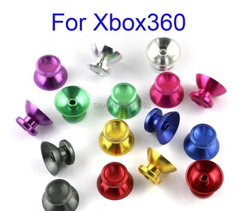 20 шт. Сменный красочный алюминиевый металлический 3D аналоговый колпачок для джойстика для Xbox360 xbox 360, грибной колпачок для больших пальцев