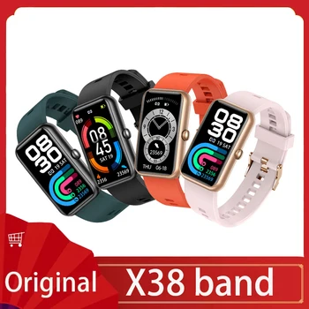 2021 Спортивные женские смарт-часы для Huawei Smart Bracelet, мужские Спортивные часы для измерения артериального давления, частоты сердечных сокращений, водонепроницаемые женские смарт-часы IP68