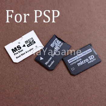 20шт Поддержка держателя карты памяти Micro SD TF к MS Stick адаптер для PSP 1000 2000 3000