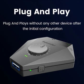 5 шт. Для игрового контроллера PS5 Beloader Pro, адаптер Bluetooth, конвертер клавиатуры и мыши для Playstation 4/SWITCH/Xbox Connector