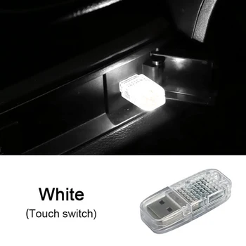 5V Mini USB Light LED USB Night Light Моделирующие атмосферу Лампы Неоновый Внутренний свет Авто ПК Компьютер Портативный свет Подключи и играй
