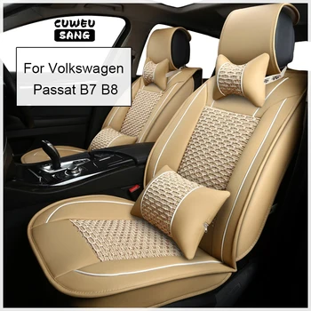 CUWEUSANG Чехол для автокресла VW Passat B7 B8 2010-2022 Автоаксессуары для интерьера (1 сиденье)