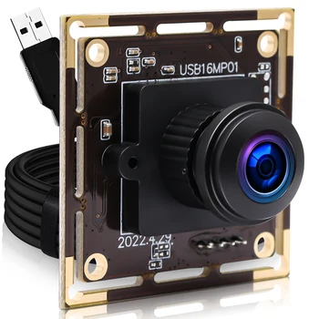 ELP Широкоугольный 200-градусный Рыбий Глаз 16mp USB Модуль Камеры 4653*3496P Плата Веб-камеры IMX298 Веб-Камера Для Видеонаблюдения