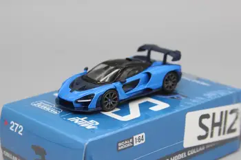 Mini GT 1: 64 Синий туристический автомобиль, модель спортивного автомобиля Senna P15 для асфальта