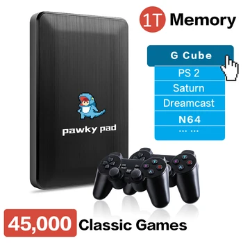 Super Pawky Pad Ретро Игровая Консоль Для PS2/N64/G Cube/Saturn 45000 + 4K 3D Игровой Плеер Для Портативных ПК с Windows Gaming Box