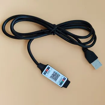 USB Mini LED Bluetooth RGB Strip Light Controller Беспроводной контроллер смартфона для полосы 5 В RGB 3528 5050
