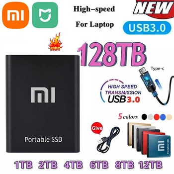 Xiaomi Mijia Портативный SSD HDD 1 ТБ 2 ТБ Внешний Жесткий Диск 2 ТБ 4 ТБ Твердотельные Накопители 500 ГБ Жесткий Диск USB 3,1 4 ТБ SSD Для Ноутбука