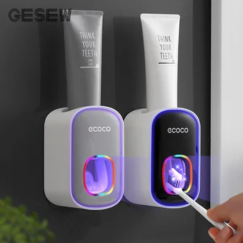 Автоматические ленивые соковыжималки для зубной пасты GESEW Настенный Пылезащитный дозатор зубной пасты для туалета Наборы домашних аксессуаров для ванной комнаты