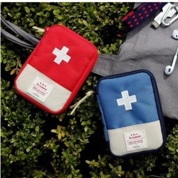 Аптечка первой помощи для путешествий, кемпинга на открытом воздухе, полезная портативная мини-сумка для хранения лекарств, сумка для выживания в чрезвычайных ситуациях, чехол для таблеток