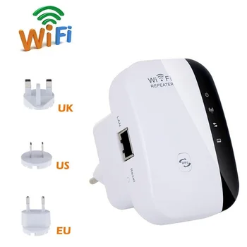 Беспроводной ретранслятор Wi-Fi 2,4 G, маршрутизатор Wi-Fi с частотой 300 Мбит/с, расширяющий сигнал сети, усилитель, расширитель точки доступа Wi-Fi на большие расстояния.
