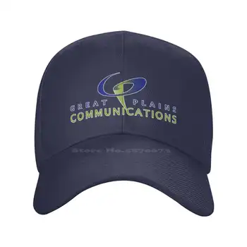 Графическая печать логотипа Great Plains Communications, повседневная джинсовая кепка, вязаная шапка, бейсболка