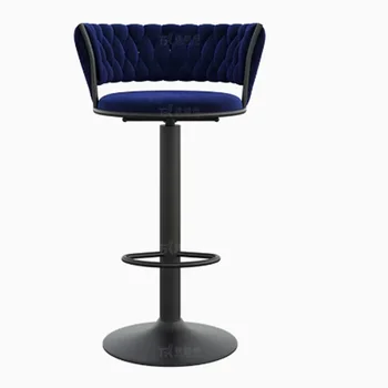 Дизайнерские Табуреты Обеденный стул с акцентом Nordic Modern Salon Роскошные стулья Креативные Шезлонги для салона Современной мебели середины века WYH