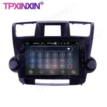 Для Toyota Highlander 09-13 Сенсорный Экран 4 + 128 Г Android 10,0 GPS IPS Автомобильный Мультимедийный Плеер Tesla Головное Устройство Аудио Радио Навигация