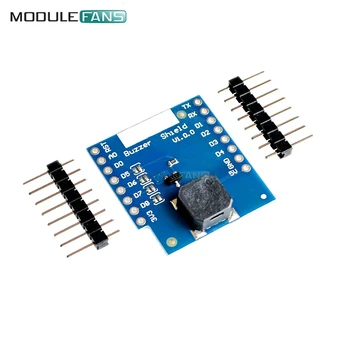 Для Wemos ESP8266 D1 плата расширения мини-зуммера Buzzer Shield V1.0.0 Электронный модуль Diy для Arduino с выводами
