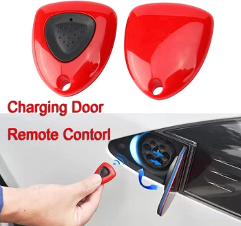 Для зарядки пульта дистанционного управления дверью автомобиля Tesla Model 3 Y Новая кнопка зарядки аккумулятора Для открытия крышки двери Аксессуары для чипов