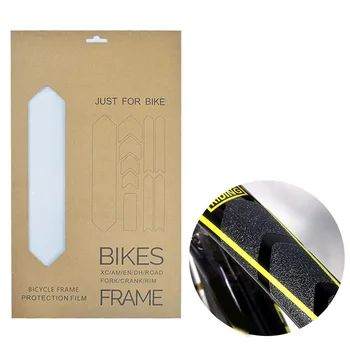 Защитная пленка для рамы велосипеда, наклейки против царапин, Прозрачная наклейка для горного велосипеда, защитная пленка для рамы, наклейка против царапин