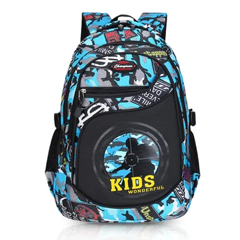 Камуфляжный рюкзак, детские школьные сумки для мальчиков-подростков, Водонепроницаемая сумка для книг большой емкости, школьный рюкзак для учащихся 1-6 классов, детский школьный рюкзак
