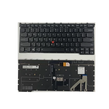 Клавиатура для ноутбука Lenovo для IBM X1 Carbon Gen 3 3rd 2015 Замена английской клавиатуры с подсветкой