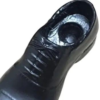 Кожаные ботинки 1/6 солдата, прочная внутренняя отделка, классическая официальная обувь, обувь на шнуровке для 12-дюймовой фигурки, аксессуар для костюма.