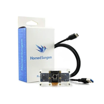 Комплект Horned Sungem AI Vision Kit для подключения через USB и поддержки искусственного интеллекта Raspberry Pi 3 Model B B + и ПК с ОПЕРАЦИОННОЙ СИСТЕМОЙ Linux Ubuntu Raspbian
