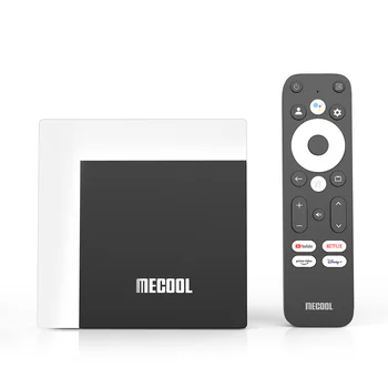 Медиаплеер Mecool KM7 Plus Android 11 TV Box Amlogic S905Y4 с голосовым управлением, сертифицированным Google, AV1 4K 60pfs DDR4 5G Wifi