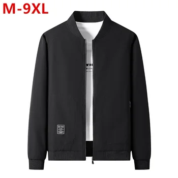Мужская куртка L-9XL, весенне-осенняя одежда, комбинезон в корейском стиле, топ