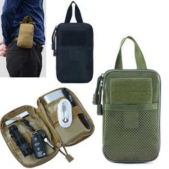 Мужская тактическая сумка Molle, поясная сумка, маленький карман, военная поясная сумка, сумка для бега, дорожные сумки для кемпинга, Мягкая спинка