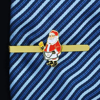 Мультяшный масонский зажим для галстука Санта Клауса, креативные костюмы масонства, булавка для галстука, Квадратный Компас, символ для банкета, деловые подарки для мужчины