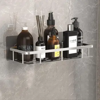 Настенное хранилище без дрели для умывальника с присоской для мытья рук, Кухни и ванной комнаты
