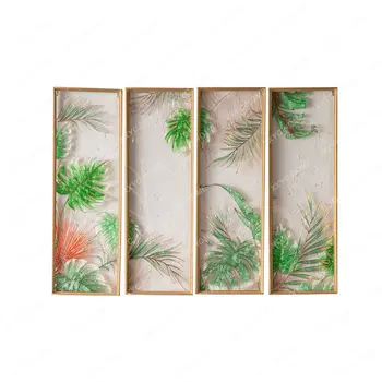 Настенные декоративные кованые изделия ручной росписи эмалью, стеклянный фон, гобелены Xuan
