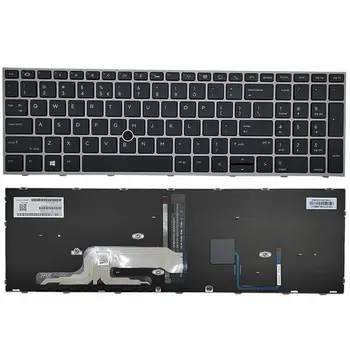 Новая Клавиатура США Великобритании России Бразилии Для HP ZBOOK 15 G5 17 G5 ZBOOK 15G5 17G5 С английской подсветкой RU BR