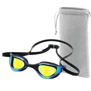 Новые линзы с защитой от запотевания и ультрафиолета для взрослых, Мужские и женские очки для плавания, Водонепроницаемые Регулируемые Силиконовые очки для плавания на открытом воздухе Для взрослых