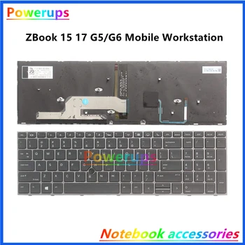 Ноутбук/Тетрадь США/Великобритания/ЕС Клавиатура С Подсветкой Для HP ZBook 15 17 G5 G6 Мобильная Рабочая Станция L29635 L12765 L28407 L12764-001