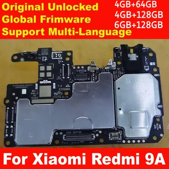 Оригинальная материнская плата Global Frimware для Xiaomi Redmi 9A с полным набором микросхем Плата за карту M2004C3L Материнская плата Good work 9 A
