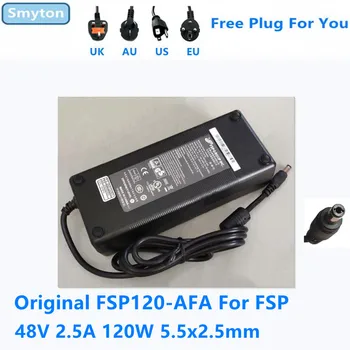 Оригинальный адаптер переменного тока Зарядное устройство для FSP 48V 2.5A 120W 5.5x2.5mm FSP120-AFA FSP120-AFB Источник питания
