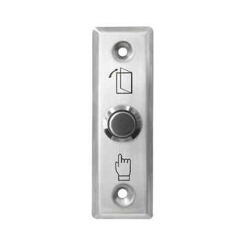 Переключатель кнопки выхода из нержавеющей стали для системы контроля доступа к замковой двери, кнопка разблокировки двери, нажимная кнопка выхода, переключатель из сплава