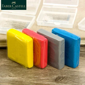 Пластичная резина Faber-Castell, мягкий ластик, салфетка, выделите Размятую резину для рисования, эскиз дизайна, канцелярские принадлежности из пластилина
