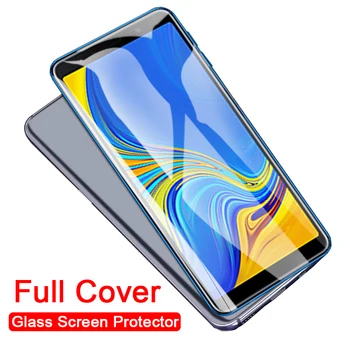 Полностью защитное закаленное стекло на Samsung Galaxy A7 2018 A70 A710 A720 A750F A7 2016 2017 70 2019 защитная пленка для экрана