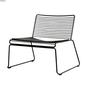 Скандинавский Кованый стул для гостиной и столовой Минималистичный дизайн Стул творческой личности Для маленькой квартиры Cadeira Home Furniture WK