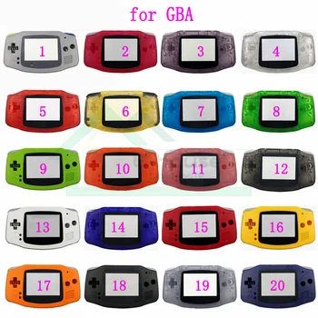 Сменный корпус Чехол-накладка для консоли GBA с комплектом кнопок Экранный объектив для Gameboy Advancce