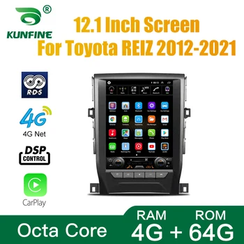 Стиль Tesla Для Toyota REIZ 2012-2021 Автомобильный Стерео Радио Android 10,0 4 ГБ ОЗУ 64GM ПЗУ Восьмиядерный Автомобильный DVD GPS Плеер Deckless